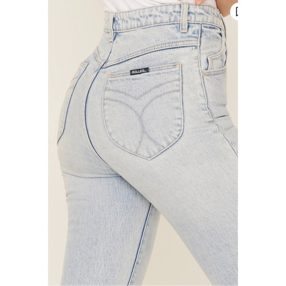 ROLLA'S High Rise Straight Jeans Size 26 - Picture 3 of 12